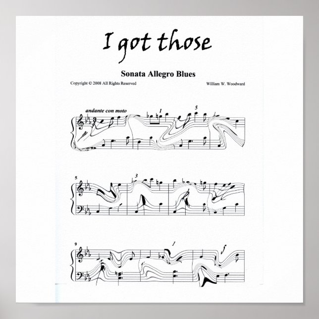 Poster Eu peguei aqueles "Sonata (Daronete)" (Frente)