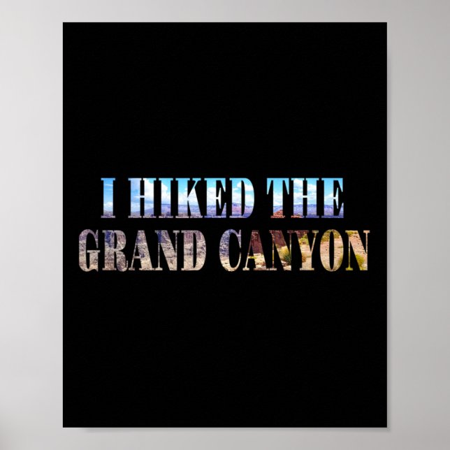 Poster Eu Percorri O Grand Canyon  (Frente)