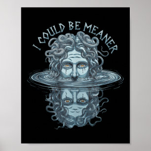 Poster Eu Poderia Ser O Meanso Medusa Mídia Grega No Dia