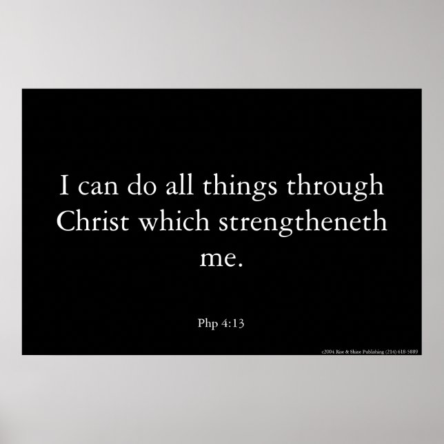 Póster Eu Posso! (Frente)