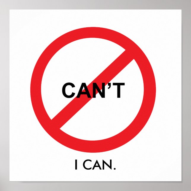 Póster Eu Posso (Frente)