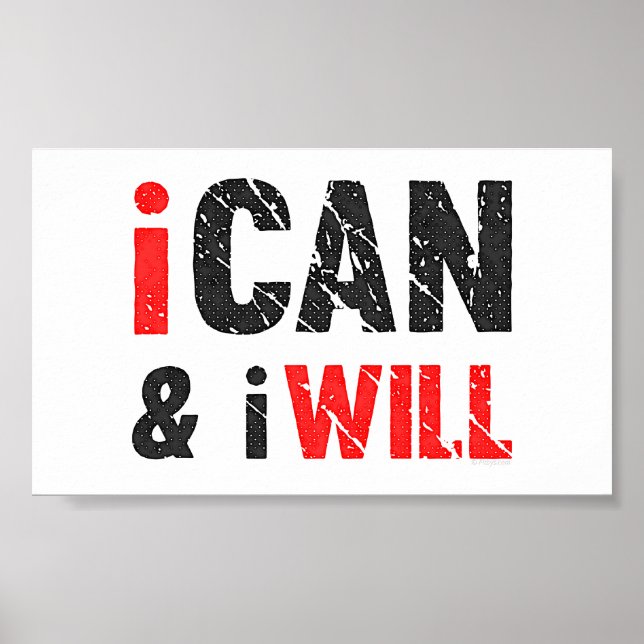 Poster Eu Posso E Eu Vou | Vintage (Frente)