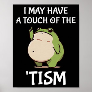 Poster Eu Posso Ter Um Toque De Consciência Do Autismo Do