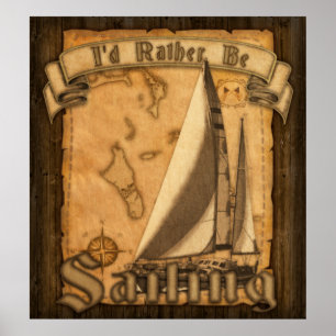 Póster Eu preferencialmente estaria navegando