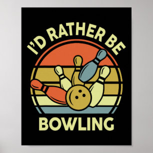 Poster Eu Preferencialmente Ser Camisa De Boliche Vintage