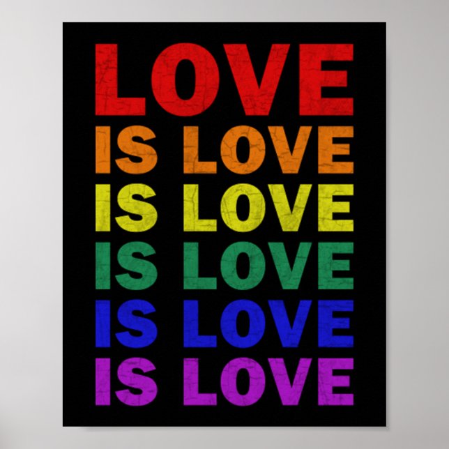 Poster Eu Prometo Ensinar Orgulho LGBT-Q Ao Amor Orgulho  (Frente)