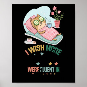 Poster Eu Queria Que Mais Pessoas Fossem Fluentes Em Silê