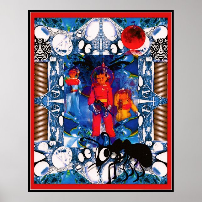 Poster Eu Queria Ser Um Homem Espacial (Frente)