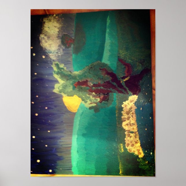 Poster "Eu queria Solitário como nuvem" (Frente)