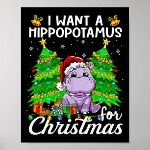 Poster Eu Quero Um Hippopotamus Para Papais noeis De Luz 