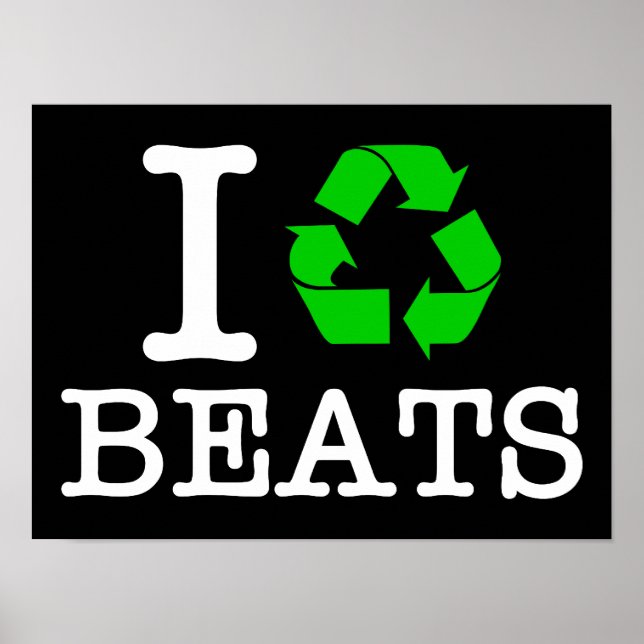 Póster Eu Reciclar Beats (Frente)