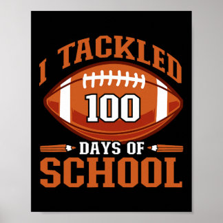 Poster Eu Resolvi 100 Dias De Futebol Garotos 100 Dias De
