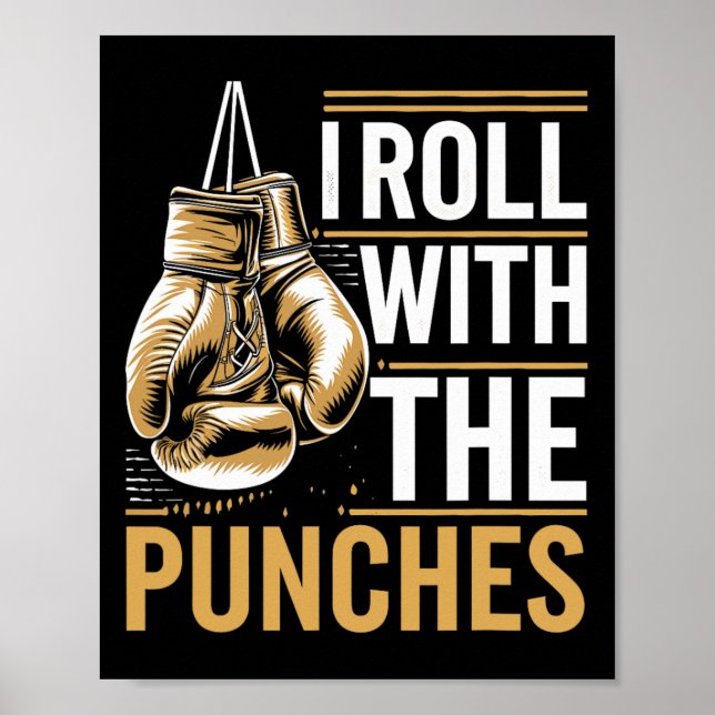 Poster Eu Rolo Com A Força Esportiva Dos Punches, Athl (Frente)