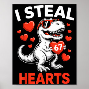 Poster Eu Roubo 67 Corações Dia dos Namorados 67 Meme 6 7
