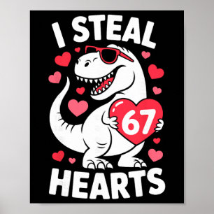 Poster Eu Roubo 67 Corações Engraçado 67 Dia dos Namorado