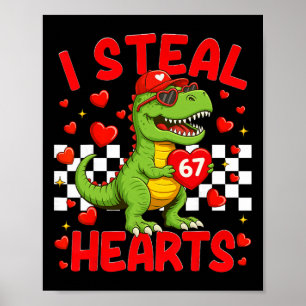 Poster Eu Roubo Corações 67 Dia dos Namorados 67 Dinossau