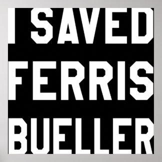 Poster Eu salvei o Ferris Bueller, Segundo grau com dific