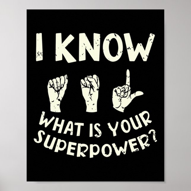 Poster Eu Sei O Que É Seu Sinal De Consciência De Superpo (Frente)