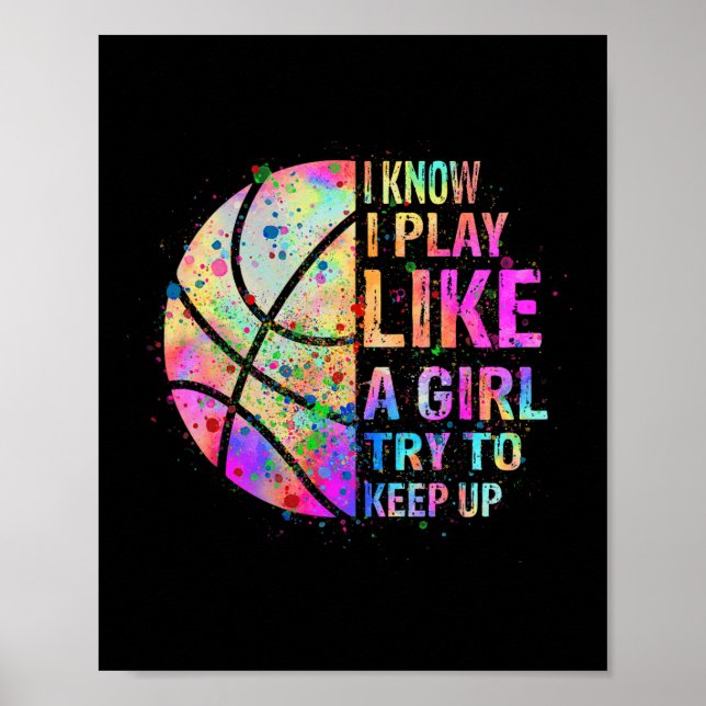 Poster Eu Sei Que Eu Toco Como Uma Garota Tentando Contin (Frente)