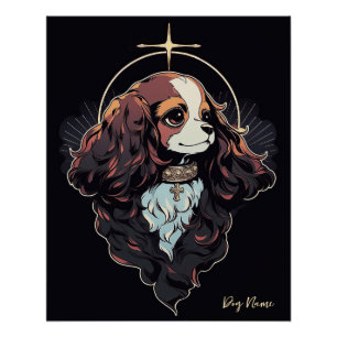 Póster Eu Sempre Amarrei O Cavaleiro Rei Charles Spaniel