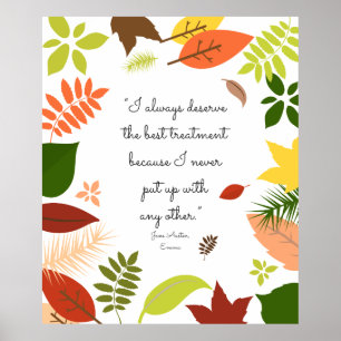Póster Eu sempre mereço o melhor tratamento
