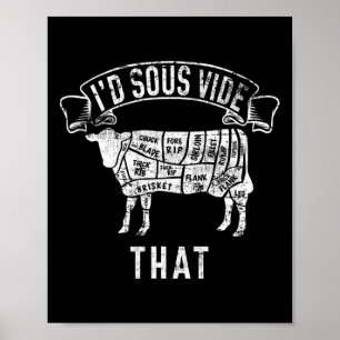 Poster Eu Sentiria Que Comesse Carne, Fogueira De Corte.