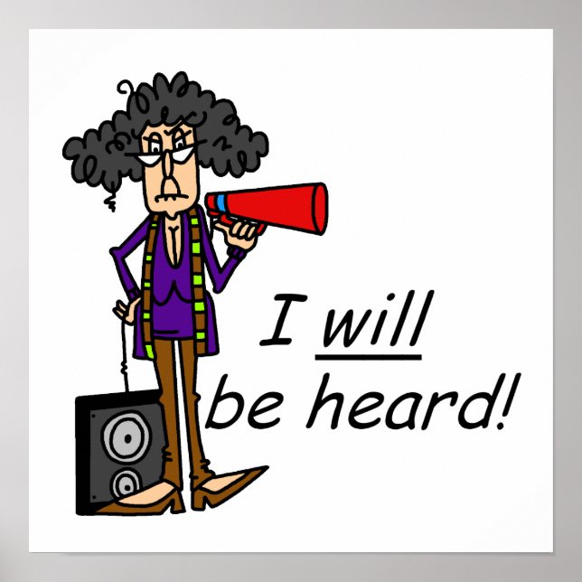 Poster Eu serei ouvido (Frente)