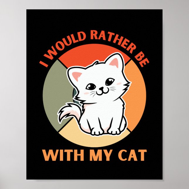 POSTER EU SERIA PREFERENCIALMENTE COM MEU GATO (Frente)