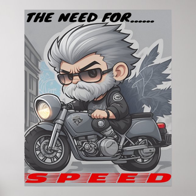 Poster Eu sinto a necessidade, a necessidade de velocidad (Frente)