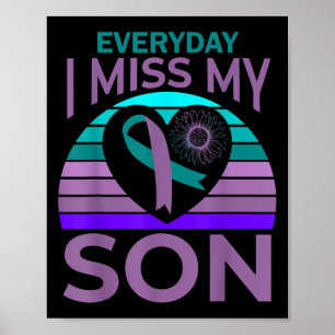 Poster Eu Sinto Falta Do Meu Filho Coração Sensação De Su