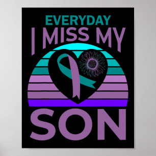Poster Eu Sinto Falta Do Meu Filho Coração Sensação De Su