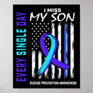 Poster Eu Sinto Falta Do Meu Filho Prevenção Suicida Sens