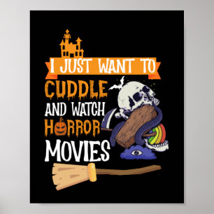 Poster Eu Só Quero Amarrar E Ver Filmes Horrores
