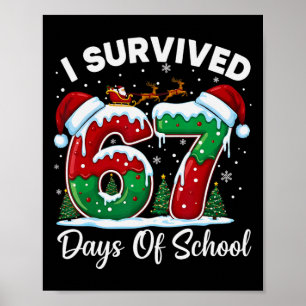 Poster Eu Sobrevivi 67 Dias De Contagem Regressiva De Nat