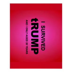Póster Eu Sobrevivi a tRUMP