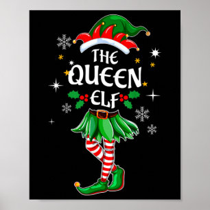 Poster Eu Sou a Camisa de Fantasia de Natal da Rainha Elf