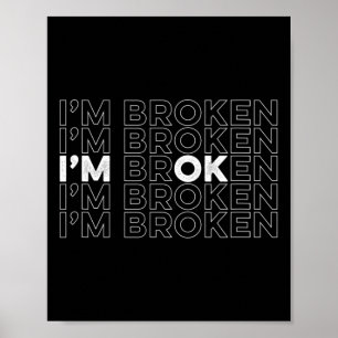 Poster Eu sou a consciência da saúde mental
