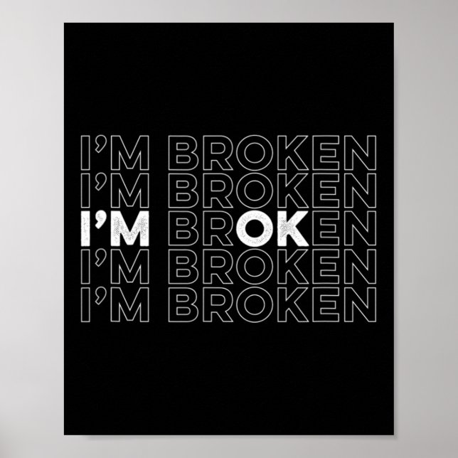 Poster Eu sou a consciência da saúde mental (Frente)