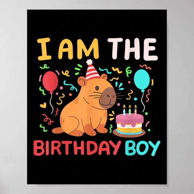 Poster Eu Sou A Família De Boas Crianças Da Capybara (Frente)