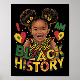 Poster Eu Sou A Forte Rainha Africana Meninas História Ne