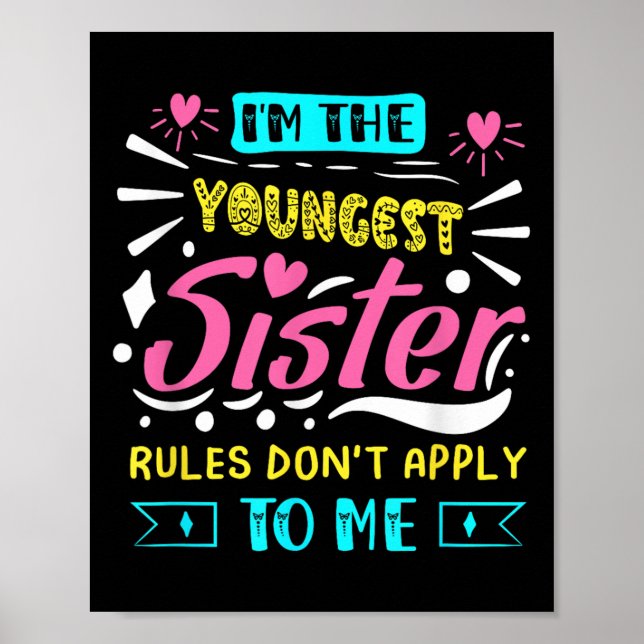 Poster Eu Sou a Irmã Mais Nova Regras Não Se Aplicam a Mi (Frente)