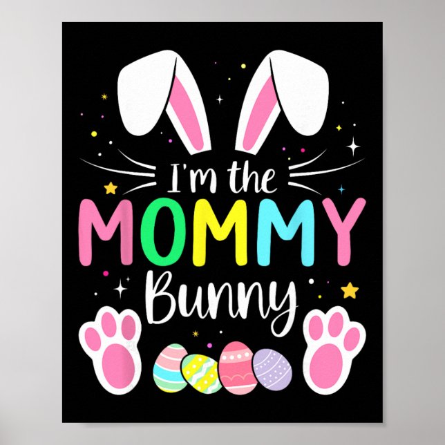 Poster Eu Sou A Mamãe Coelhinha Diversão Correspondente F (Frente)