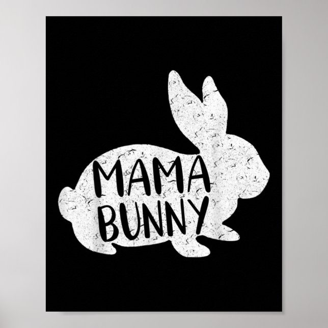 Poster Eu Sou A Mimi Bunny Páscoa Divertida Páscoa Dia Da (Frente)