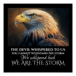 PÓSTER EU SOU A POSTER DA TEMPESTADE