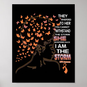 Poster Eu Sou A Tempestade Mulher Negra Cria Consciência