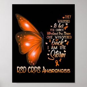 Poster Eu Sou A Tempestade Rsd Crps Consciência Borboleta