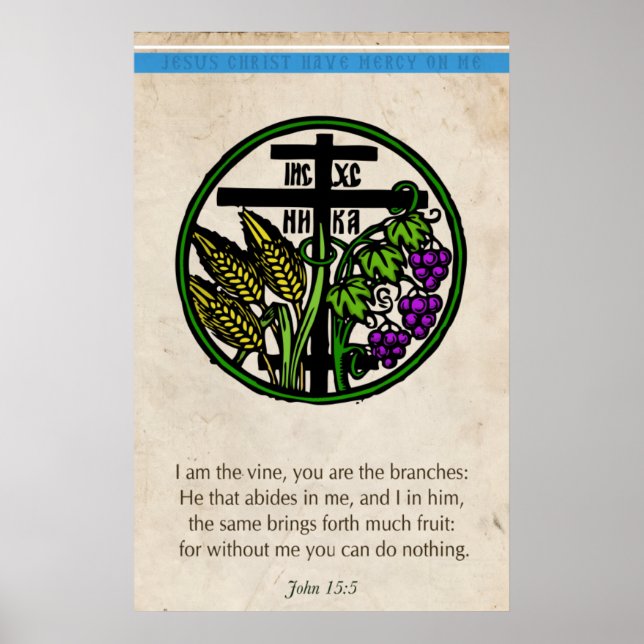 Póster Eu sou a videira (Frente)