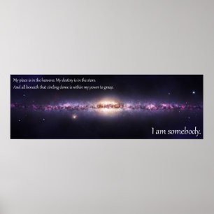 Poster Eu sou alguém - panorâmico inspirado