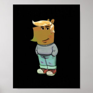 Poster Eu Sou Apenas Um Cachorro De Cabelo De Cara Chill
