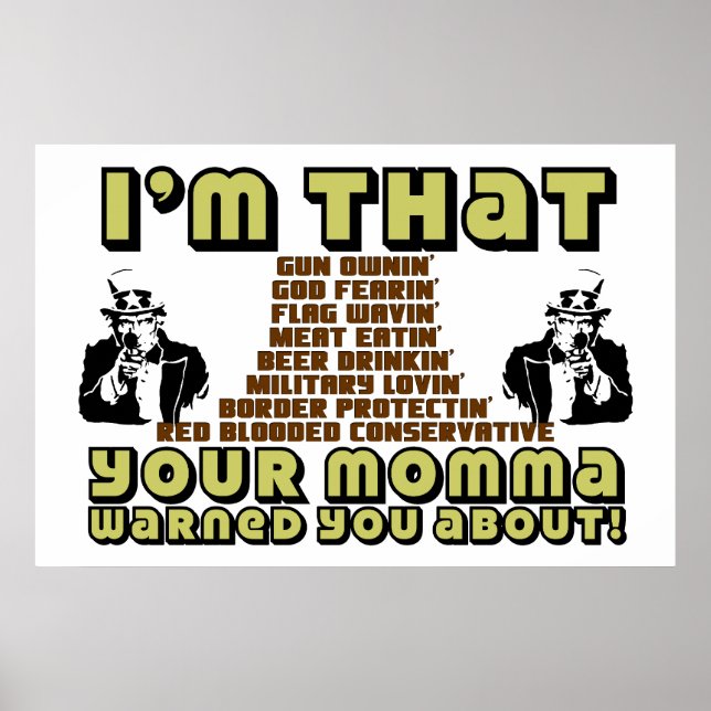 Póster Eu sou aquele conservador (Frente)